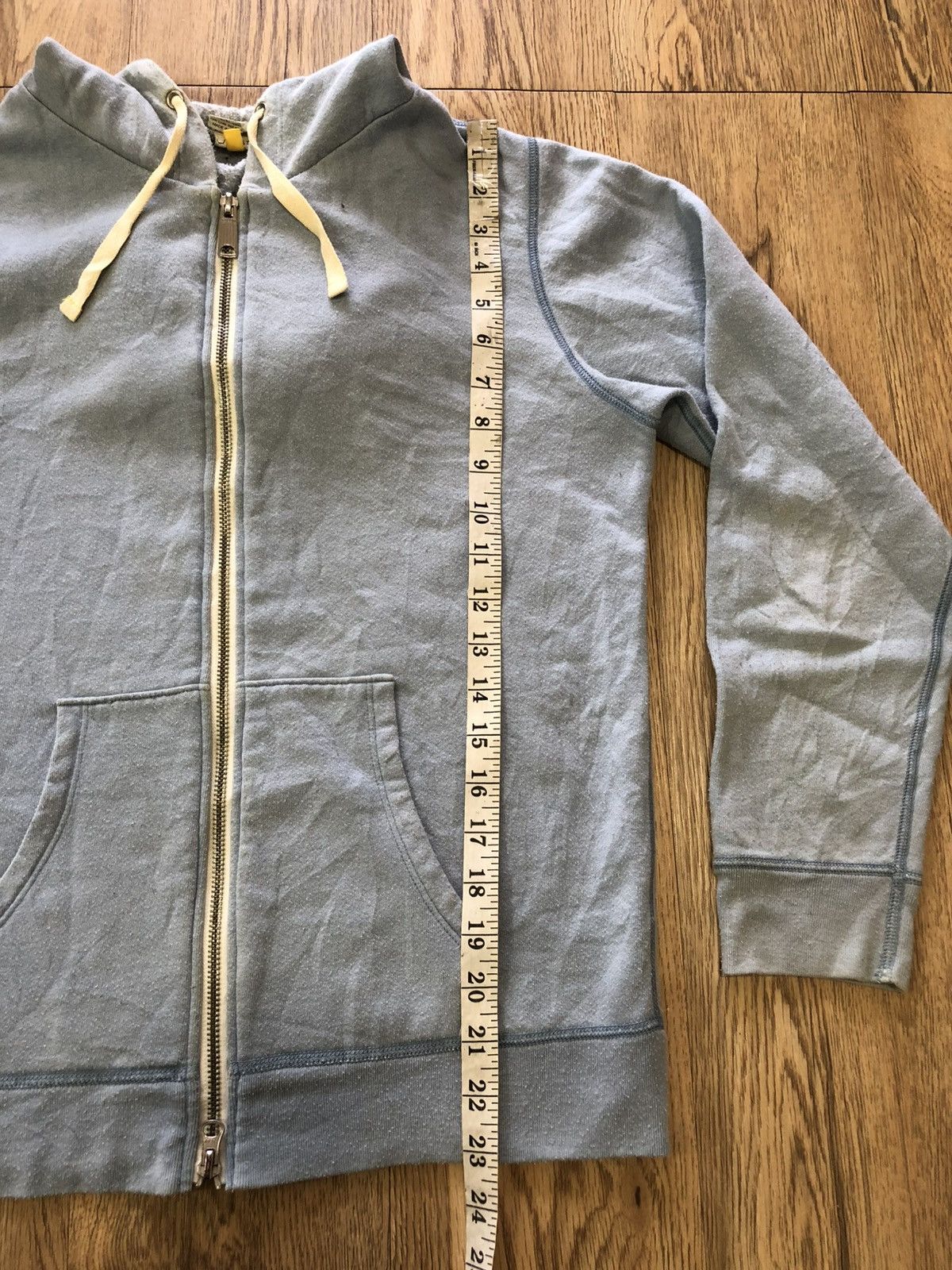 Velva Sheen × Vintage Vintage 70’s Velva sheen talon zip plain hoodie Size US S / EU 44-46 / 1 - 7 Thumbnail