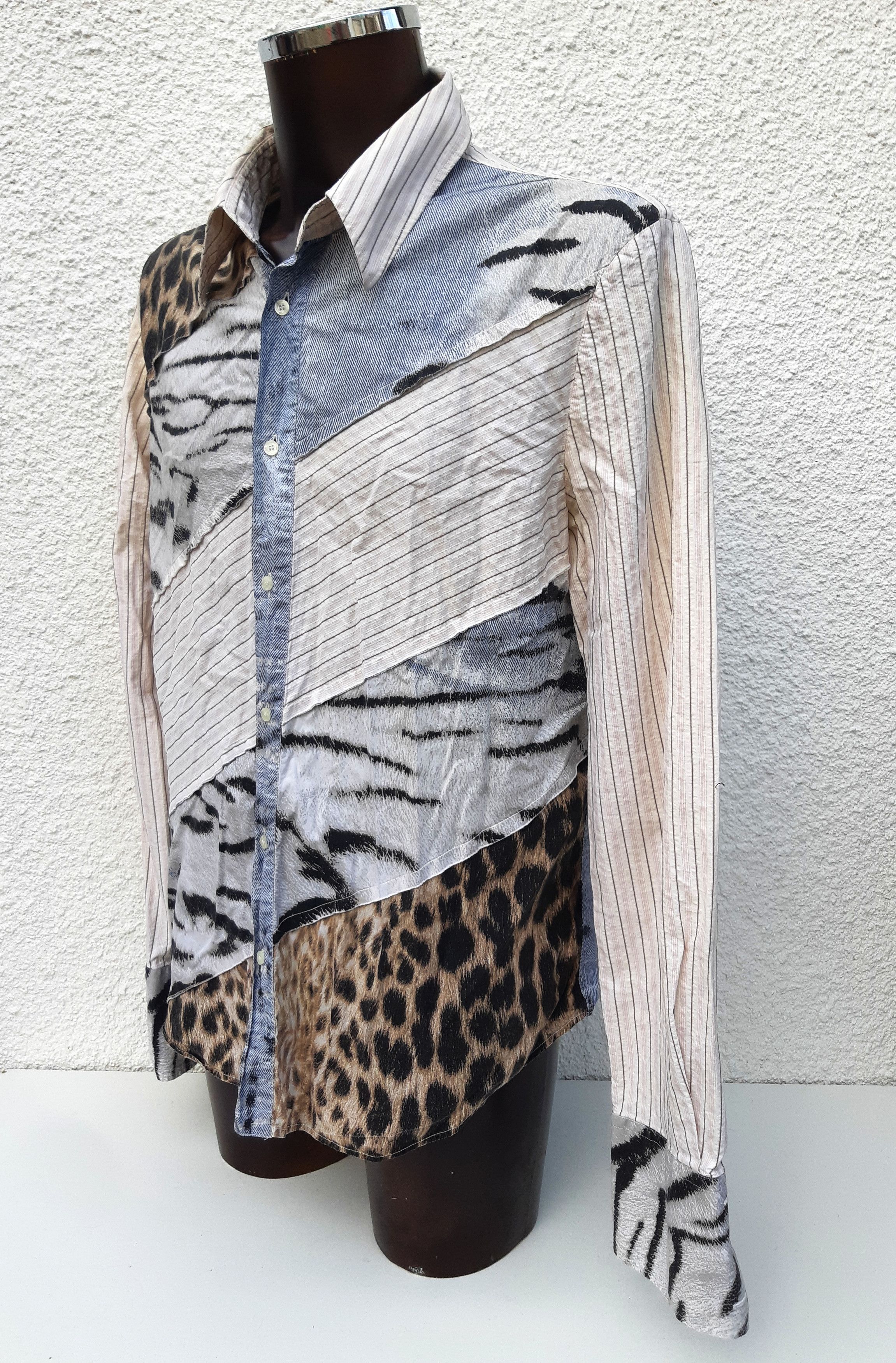 Roberto Cavalli ROBERTO CAVALLI Just Cavalli Italy Shirt size 56 Size US XL / EU 56 / 4 - 3 Thumbnail