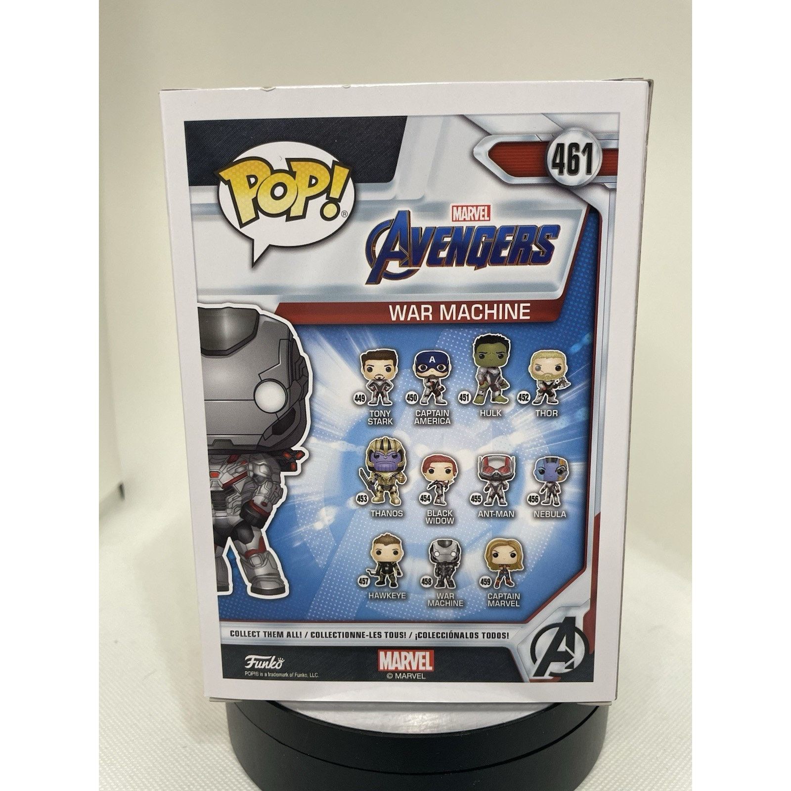 Marvel Comics Funko Pop! War Machine - Amazon (Exclusive) #461 Size ONE SIZE - 5 Thumbnail
