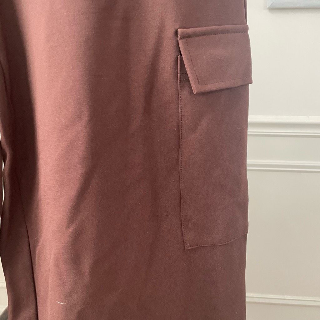 Other NWT OGL Move Brown Wide Leg Cargo Pants $65 L Size 30" / US 8 / IT 44 - 4 Thumbnail
