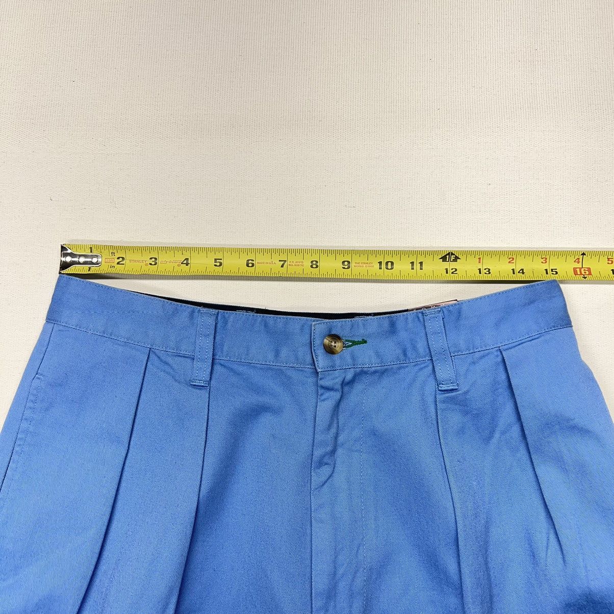 Tommy Hilfiger × Vintage VTG Tommy Hilfiger Shorts Blue Chino Bermuda Button Beach Size US 32 / EU 48 - 17 Thumbnail