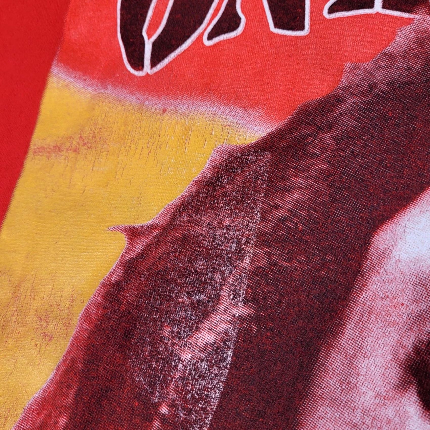 Gildan Gildan Bob Marley One Love Graphic Print T-Shirt Red XL Men Size US XL / EU 56 / 4 - 6 Thumbnail