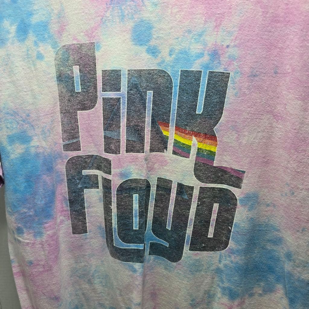 Pink Floyd Men's Pink Floyd Tie-Dye Short Sleeve Tee M Pink Blue Size US M / EU 48-50 / 2 - 2 Thumbnail