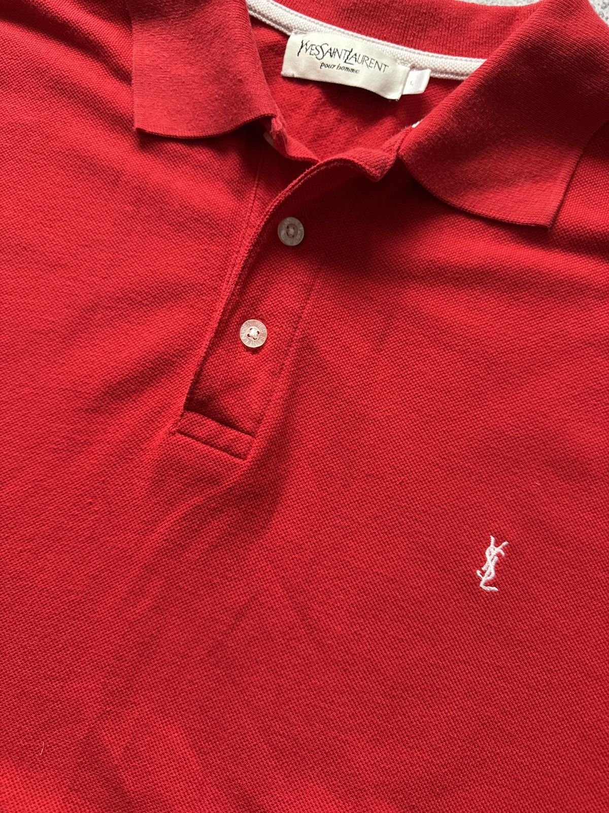 Yves Saint Laurent Vintage Yves Saint Laurent Red Polo T-Shirt size L Size US L / EU 52-54 / 3 - 5 Thumbnail