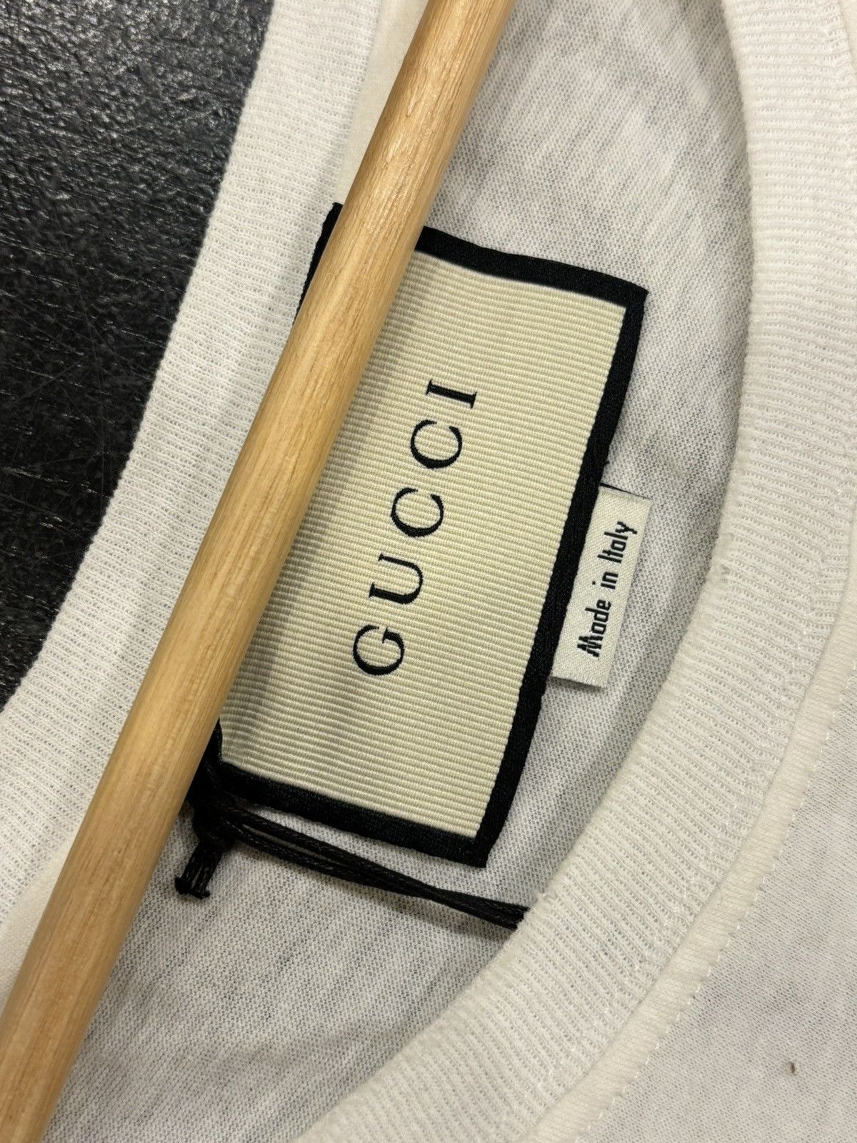 Gucci Gucci Vintage Washed Tee - White Size US L / EU 52-54 / 3 - 3 Thumbnail