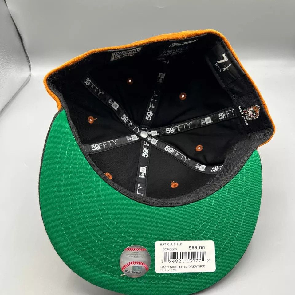 New Era Oakland Athletics Hat Men 7 1/4 Hat Club 59Fifty New Era Size ONE SIZE - 7 Thumbnail