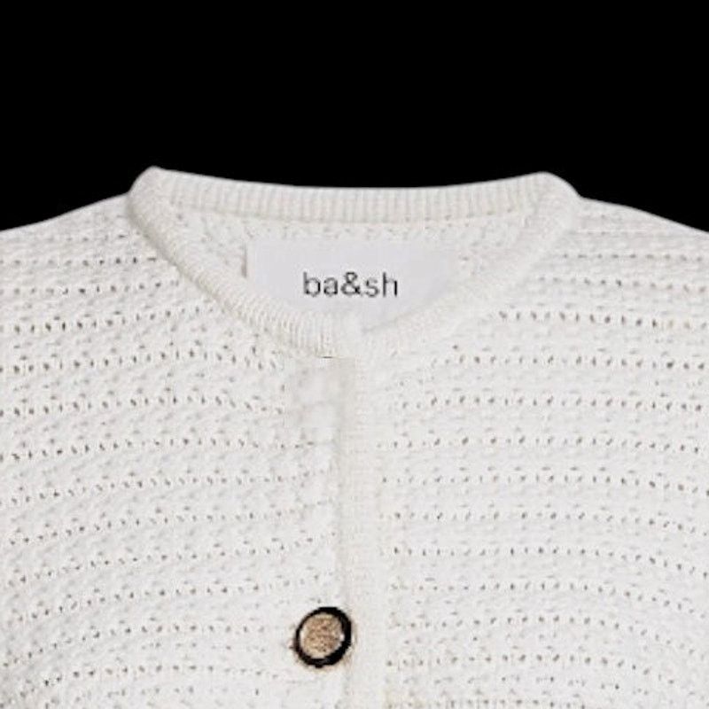ba&sh Ba&sh White Cardigan | Size S Size S / US 4 / IT 40 - 2 Thumbnail
