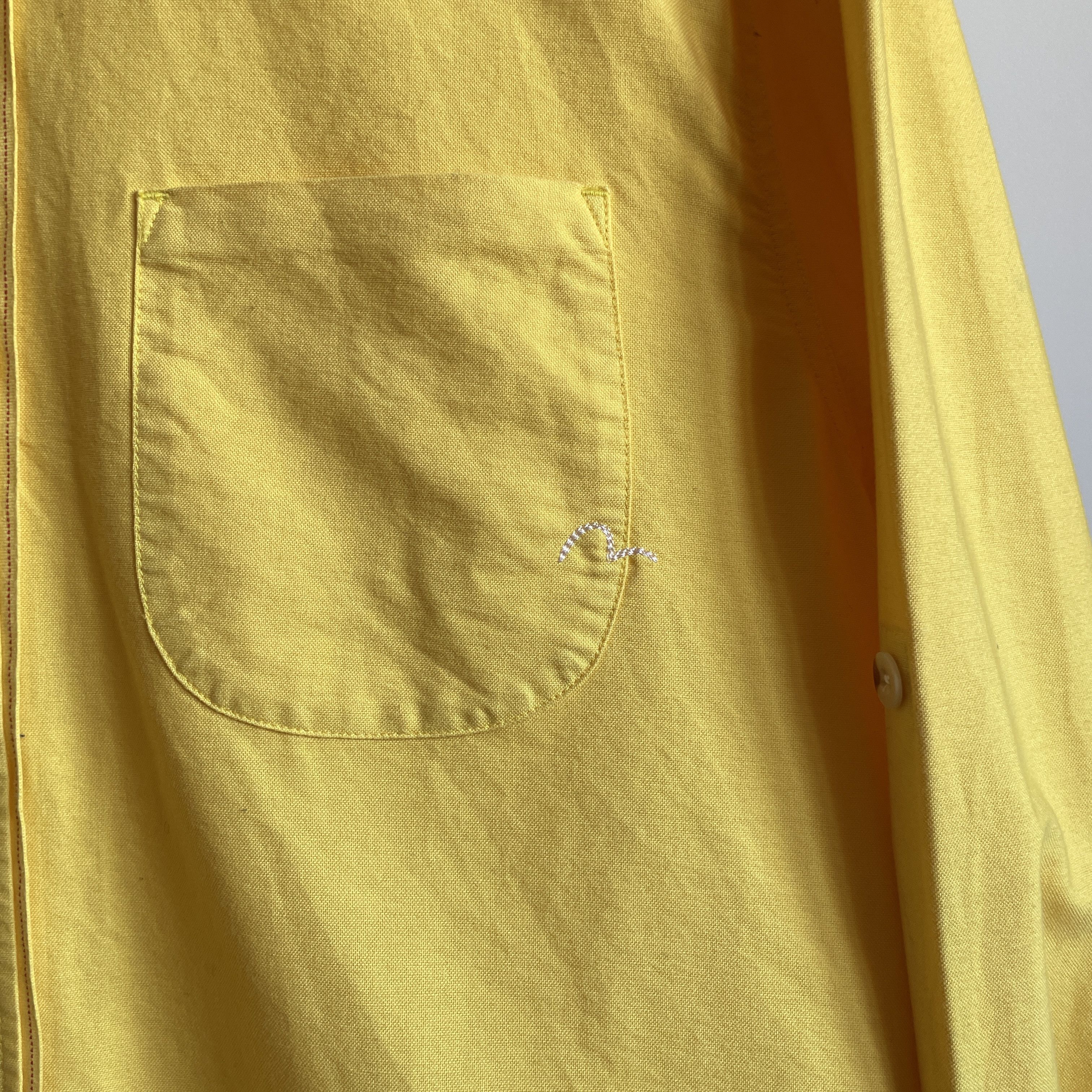 Evisu Evisu Japanese Yellow Selvedge Shirt Size L Size US L / EU 52-54 / 3 - 6 Thumbnail