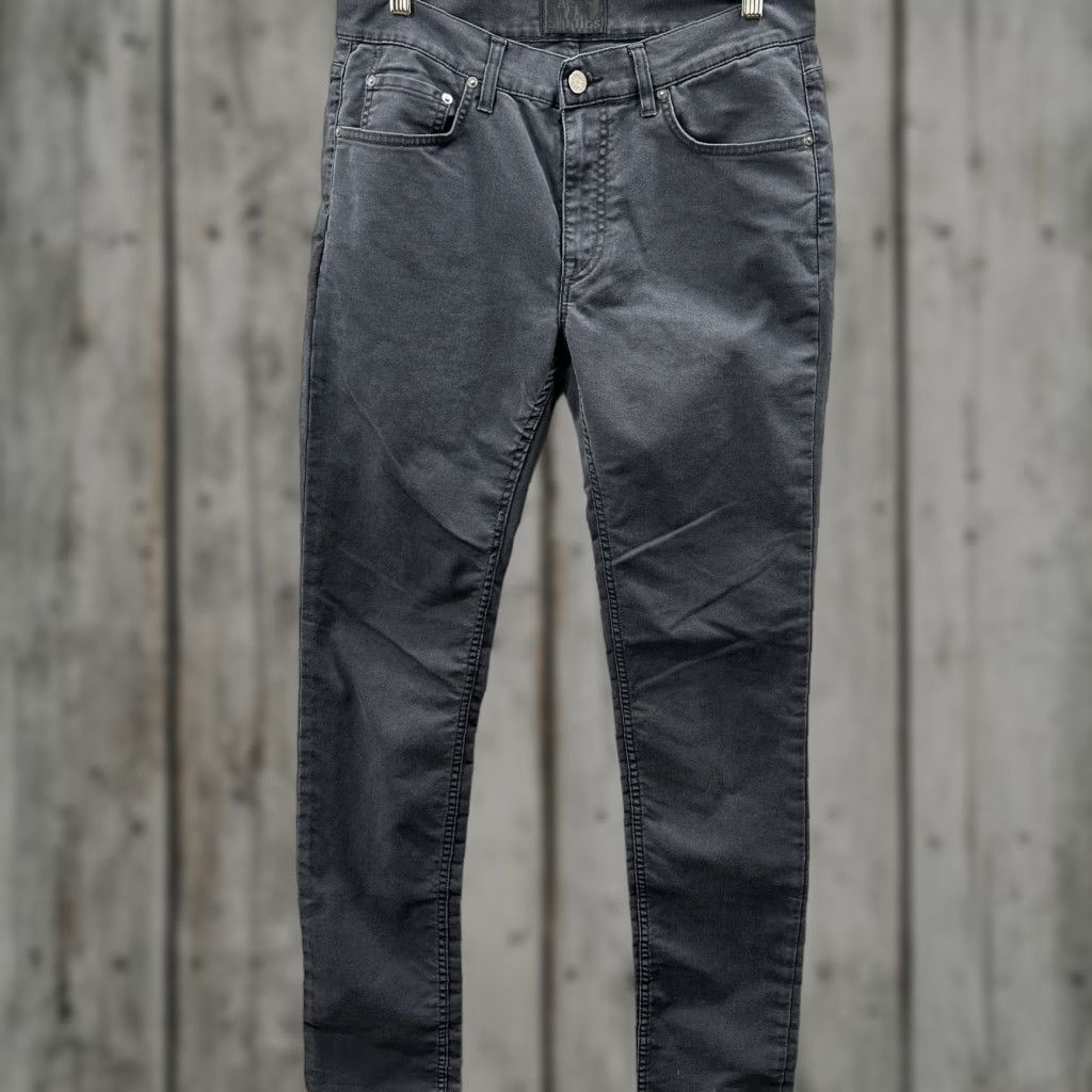 Acne Studios Acne Studios Ace UPS Black Jeans Mens 33x34 Gray Slim Fit Stretch Denim Pants Size US 33 - 1 Thumbnail