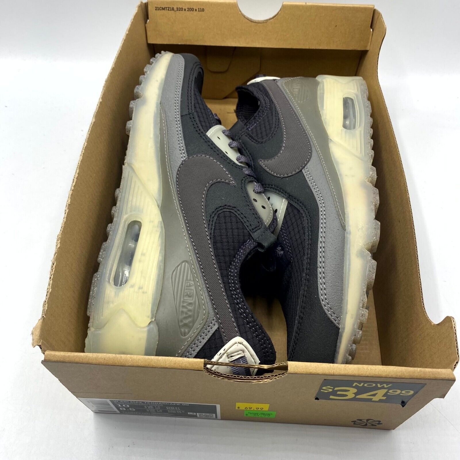 Nike NEW Nike Air Max Terrascape 90 Women's Sneaker DH5073-001 Size US 10 / IT 40 - 9 Thumbnail