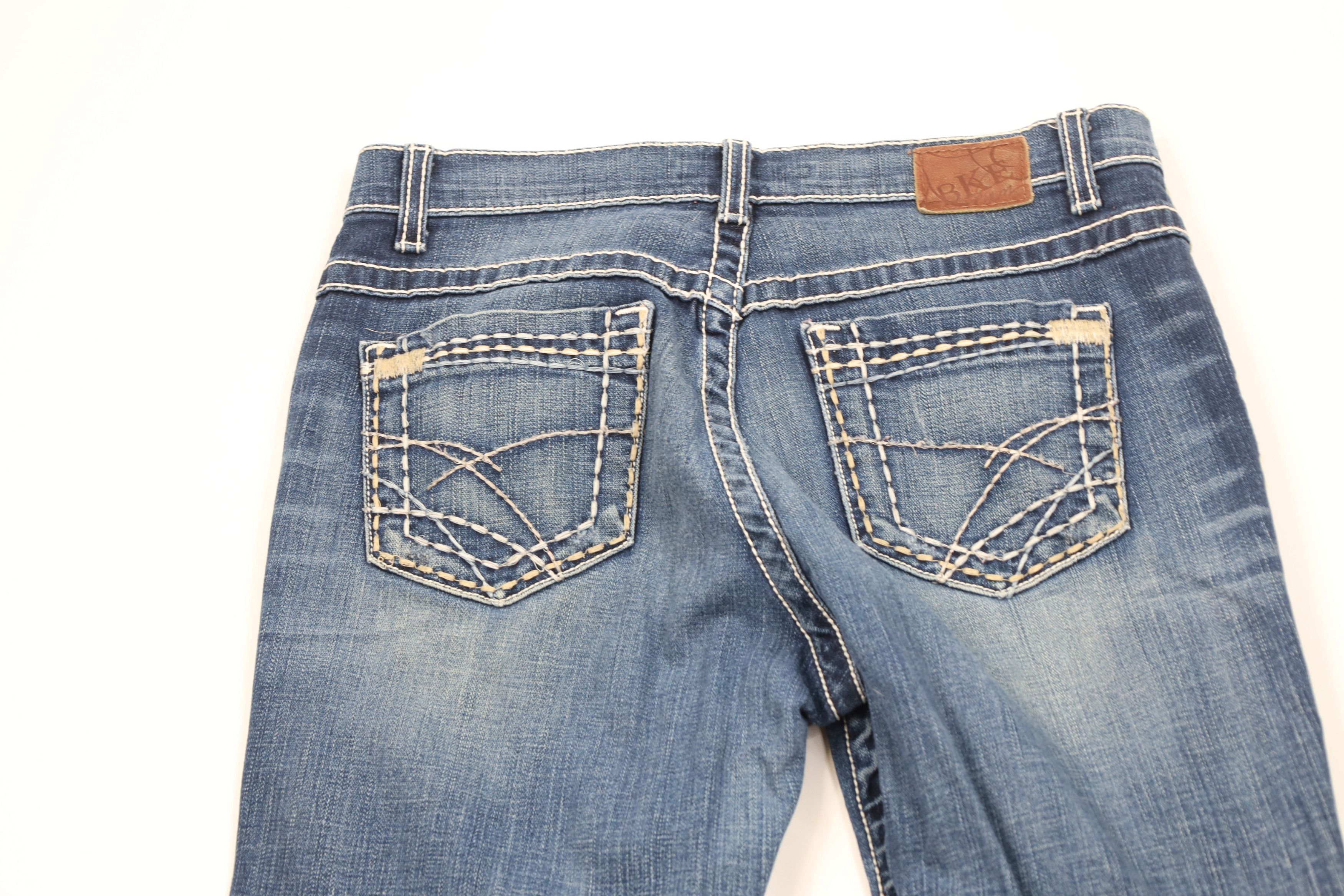 Vintage Vintage Y2K Buckle BKE Drew Bootcut Flared Jeans Blue Size 29" - 11 Thumbnail