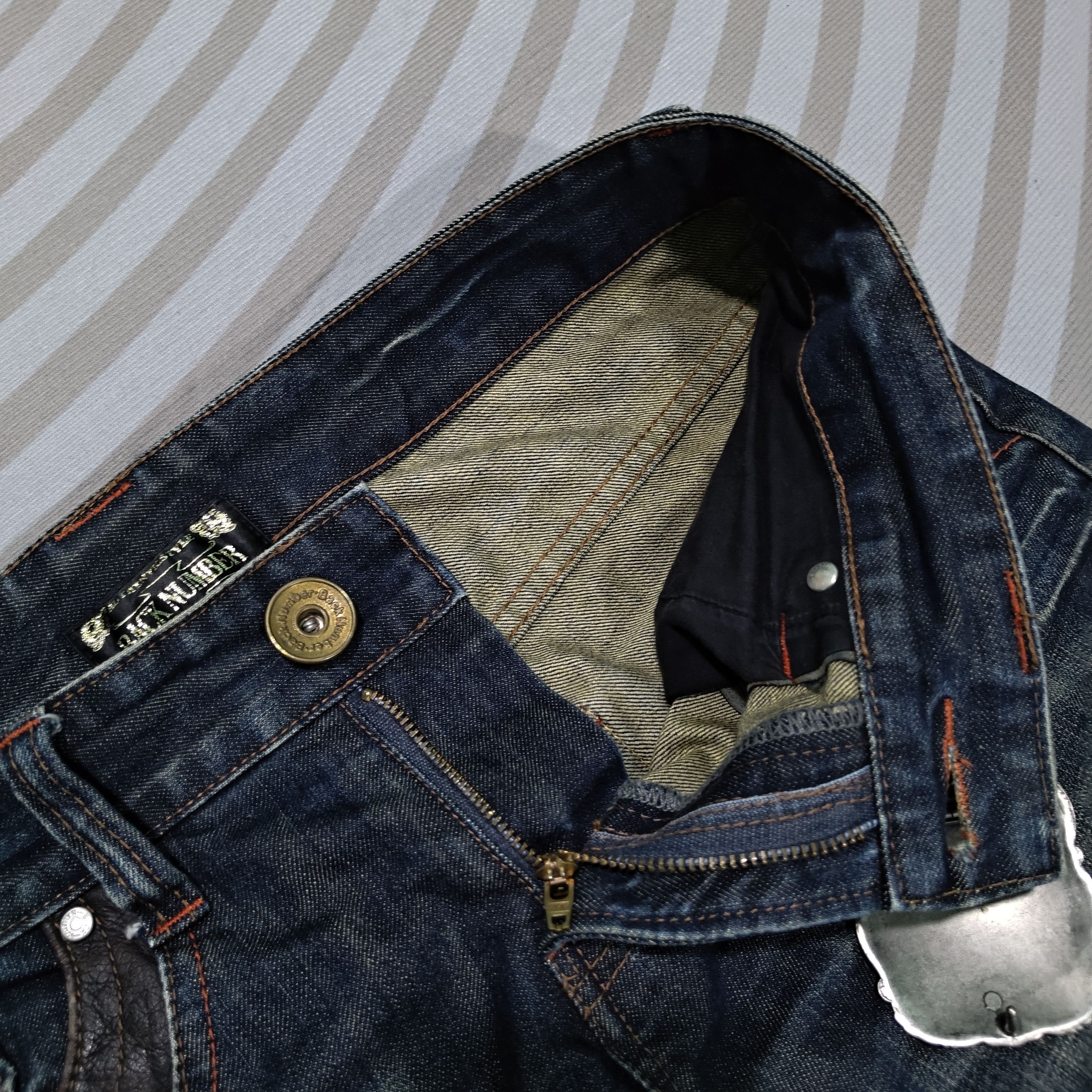Art Comes First Japanese Brand Back Number Jeans Size US 32 / EU 48 - 12 Thumbnail
