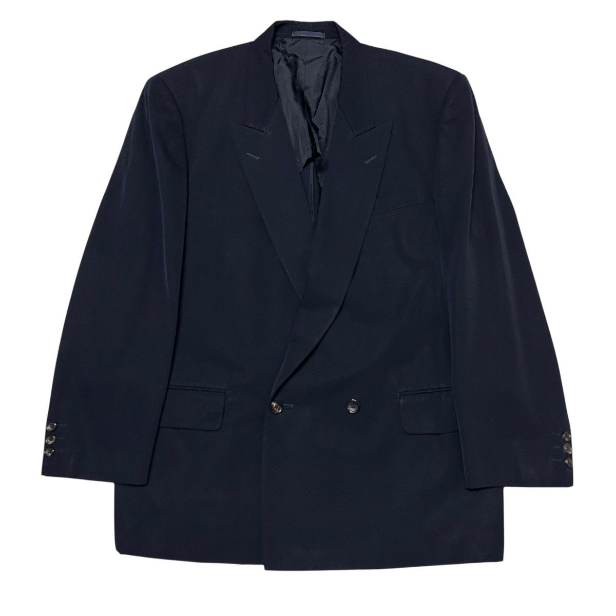Comme des Garcons 583 90s Comme Des Garcons Homme vintage suit set up men wool Size 44R - 2 Thumbnail