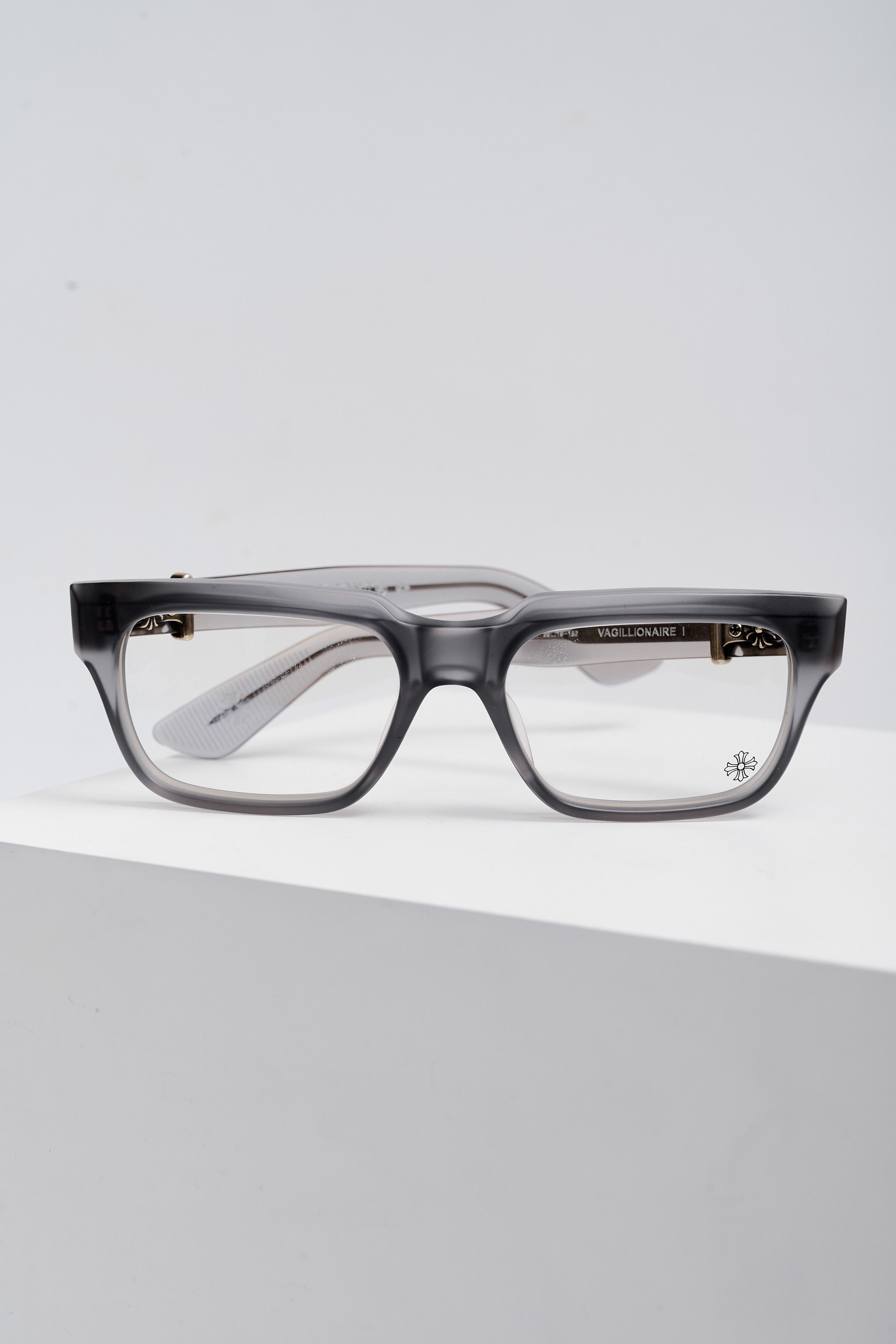 Chrome Hearts CHROME HEARTS VAGILLIONAIRE II MATTE GRAPHITE GLASSES Size ONE SIZE - 3 Thumbnail