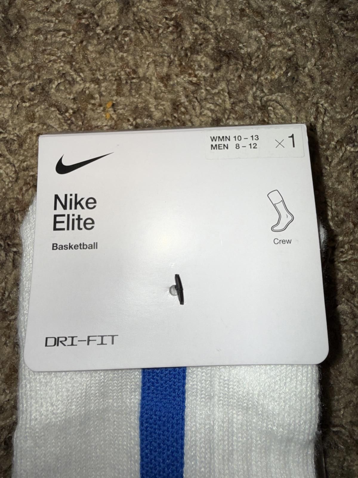 Nike Nike Elite Crew Basketball SX7622 Single Pair Sample [COPY] Size ONE SIZE - 7 Thumbnail