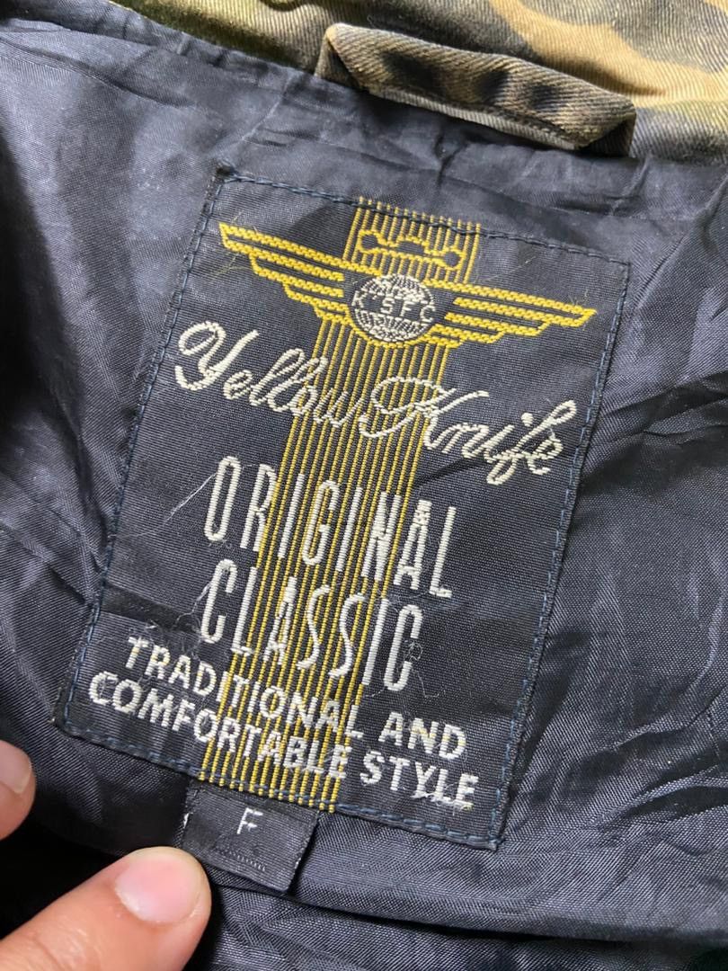 Japanese Brand KSFC Yellow Knife Original Classic Camo Jacket (188) Size US XL / EU 56 / 4 - 3 Thumbnail