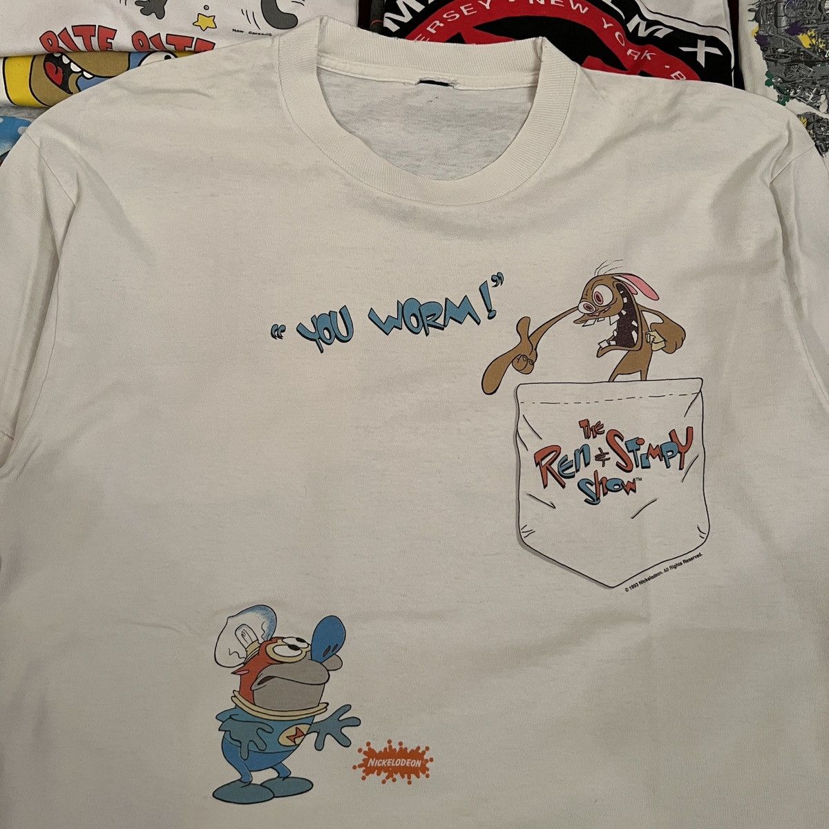 Nickelodeon × Vintage Vintage The Ren & Stimpy Show 1993 Size US L / EU 52-54 / 3 - 1 Thumbnail