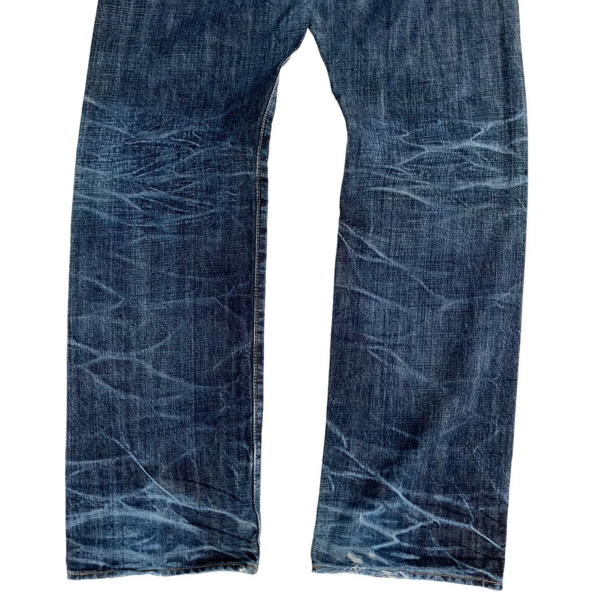Eternal × Japanese Brand Japanese Brand Eternal Raw Denim Distressed Jeans Size US 34 / EU 50 - 3 Thumbnail