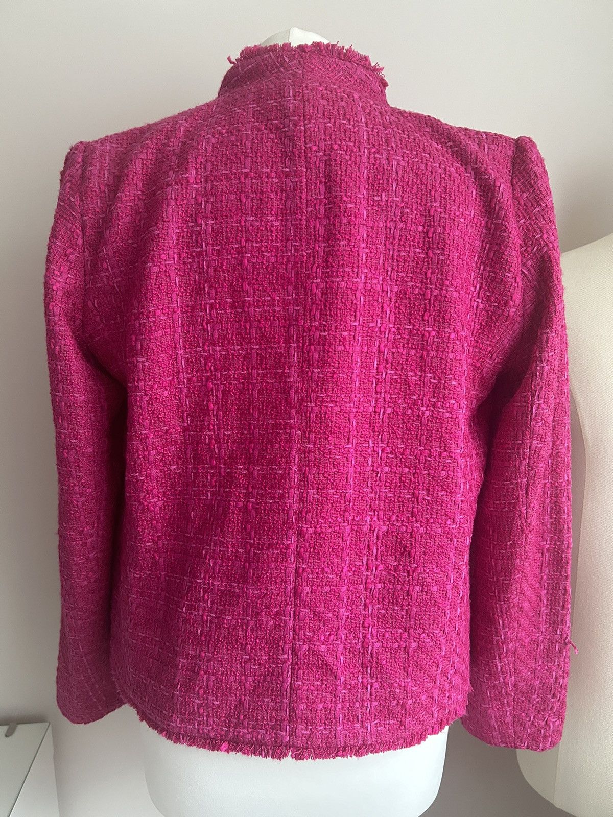 Ann Taylor pink blazer ann taylor tweed Size M / US 6-8 / IT 42-44 - 2 Thumbnail