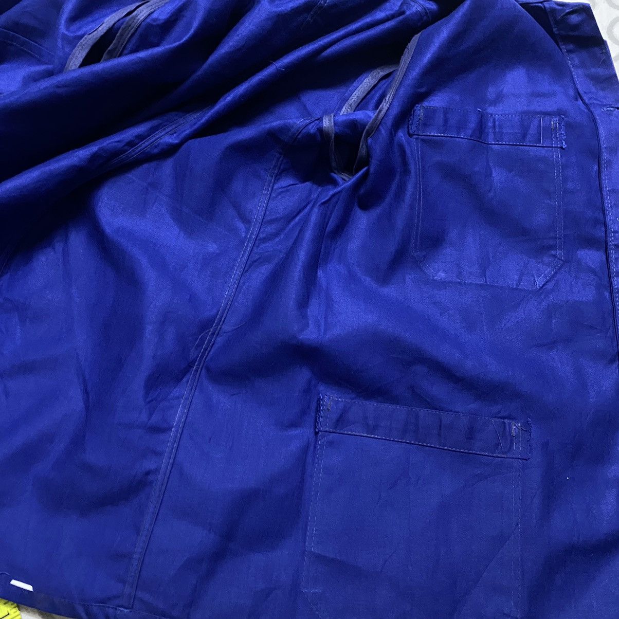 Le Laboureur Vintage 60s Sanfor French Worker Chore Jacket Sunfaded Hbt Size US XL / EU 56 / 4 - 13 Thumbnail