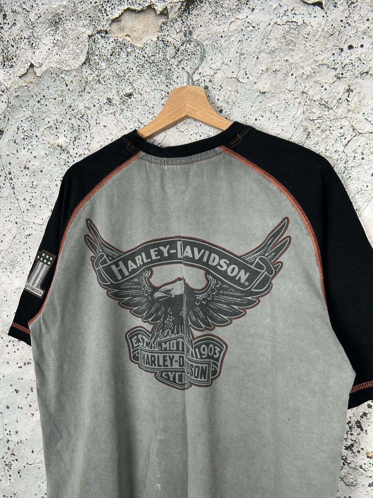 Harley Davidson × Vintage Vintage Harley Davidson Graphic Tee Motorcycles Rare Size US M / EU 48-50 / 2 - 2 Thumbnail