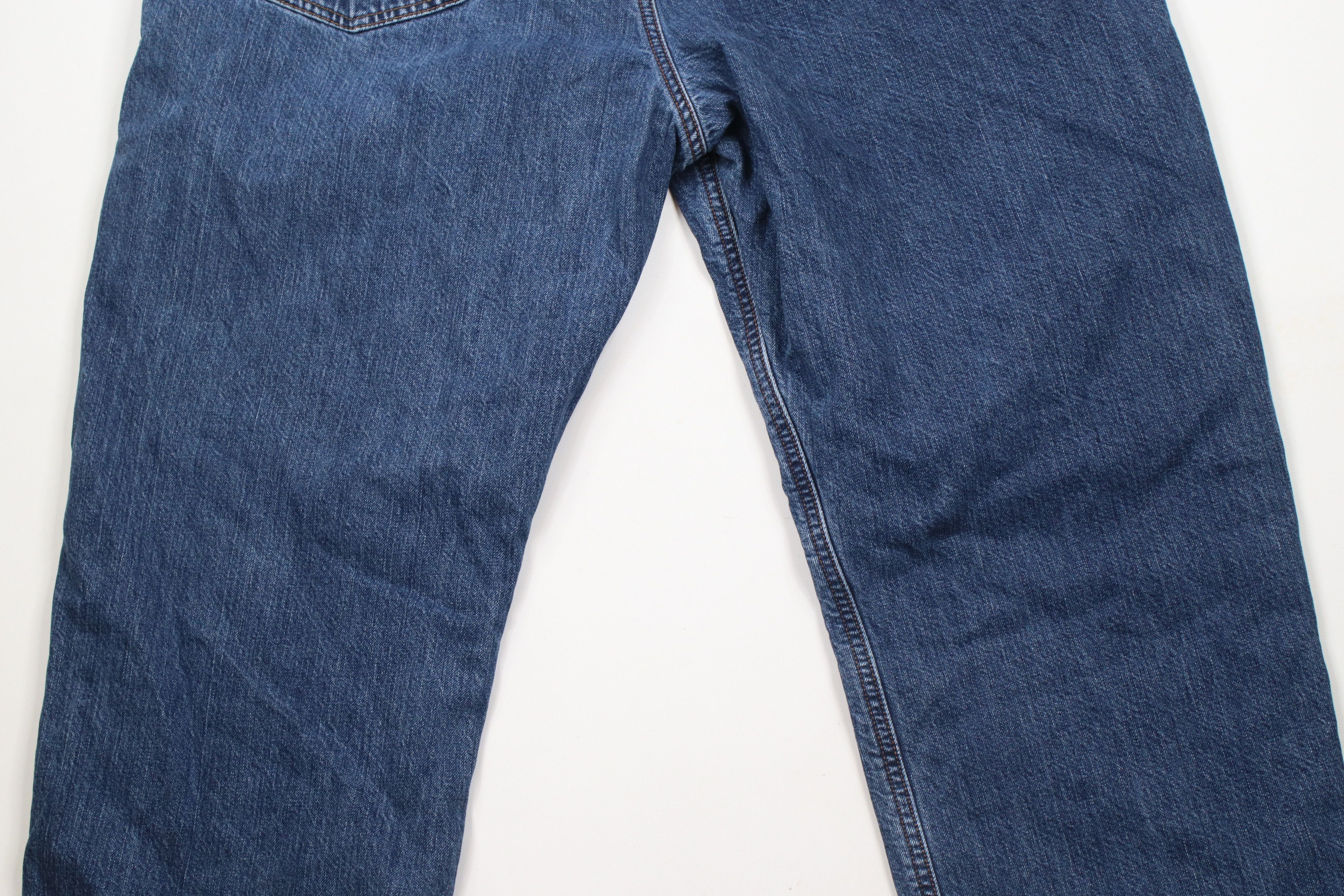 Carhartt × Vintage Vintage Carhartt Flannel Lined Relaxed Fit Denim Jeans Blue Size US 42 / EU 58 - 10 Thumbnail