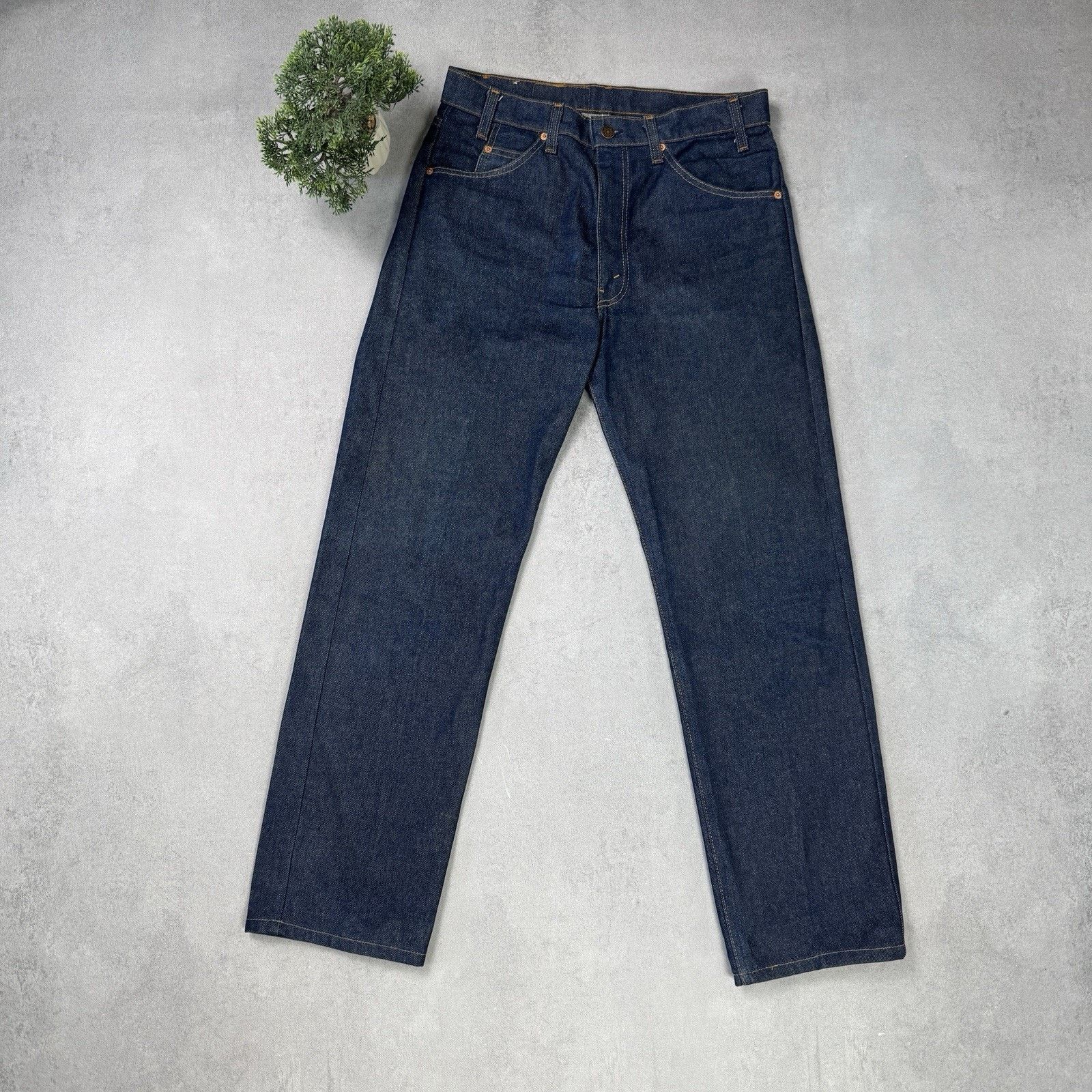 Levi's Vintage 80s Levis 505 Blue Denim Pants Size 34/32 Orange Tag Size US 34 / EU 50 - 1 Thumbnail