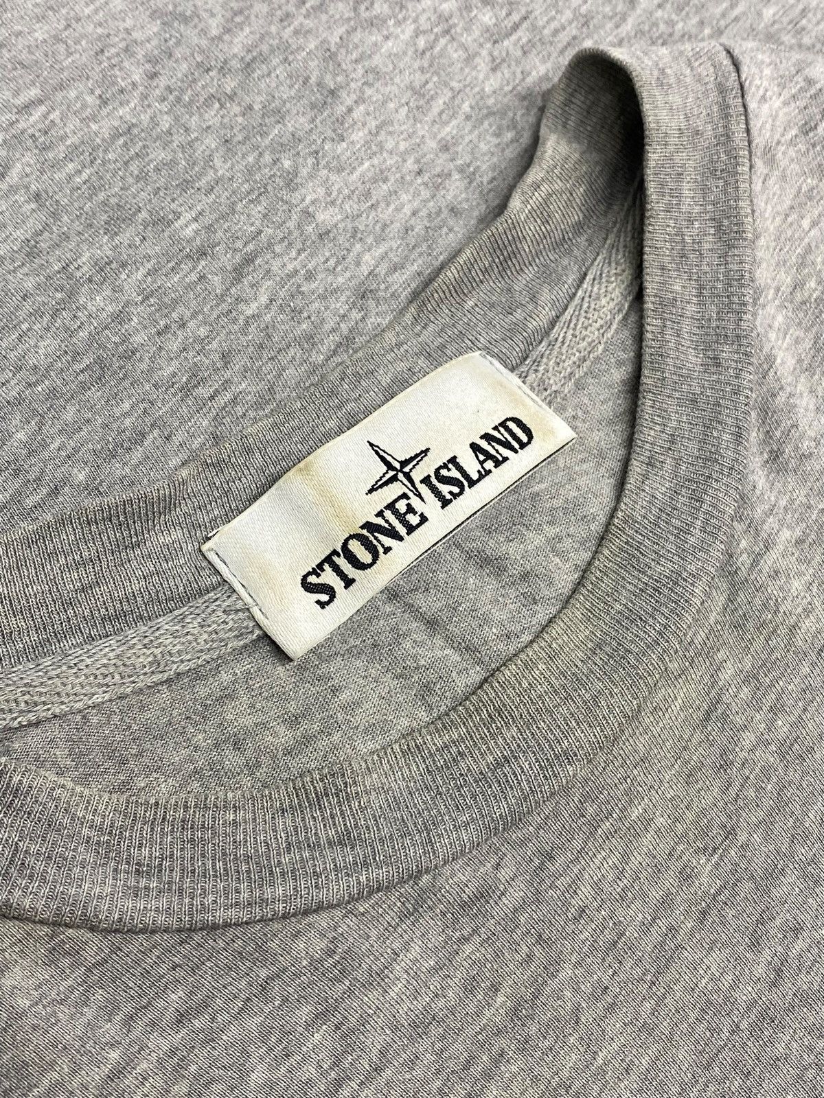 Stone Island STONE ISLAND PATCH TEE GREY ITALIAN STREETWEAR HEAT Size US S / EU 44-46 / 1 - 9 Thumbnail