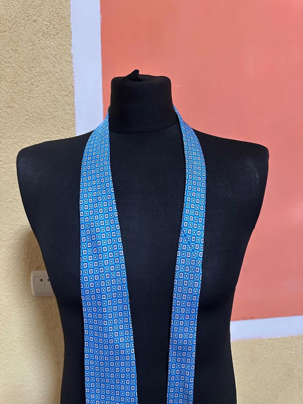 Cesare Attolini Cesare Attolini Silk Tie Blue Size ONE SIZE - 3 Thumbnail