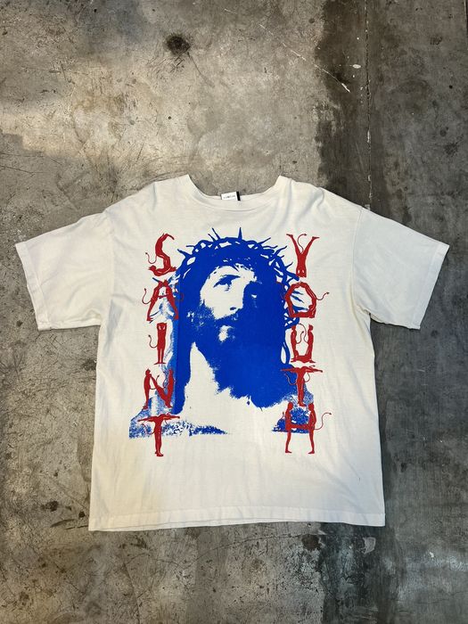 Japanese Brand 🚨RARE🚨SAINT MXXXXXX JESUS SAINT YOUTH TEE SS23 XL