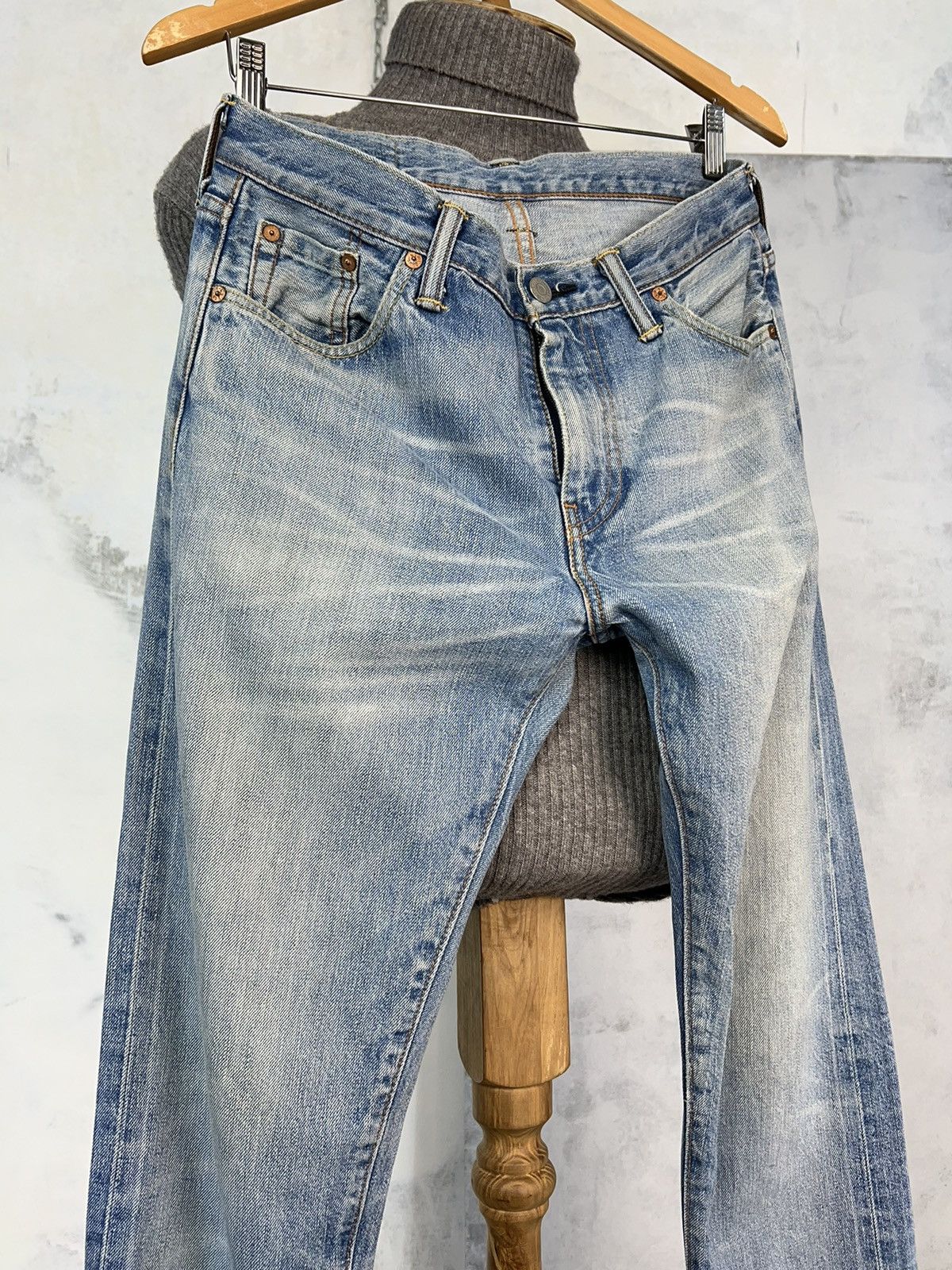 Levi's Levis Blue Selvage Denim Jeans Size 30 Size US 30 / EU 46 - 6 Thumbnail