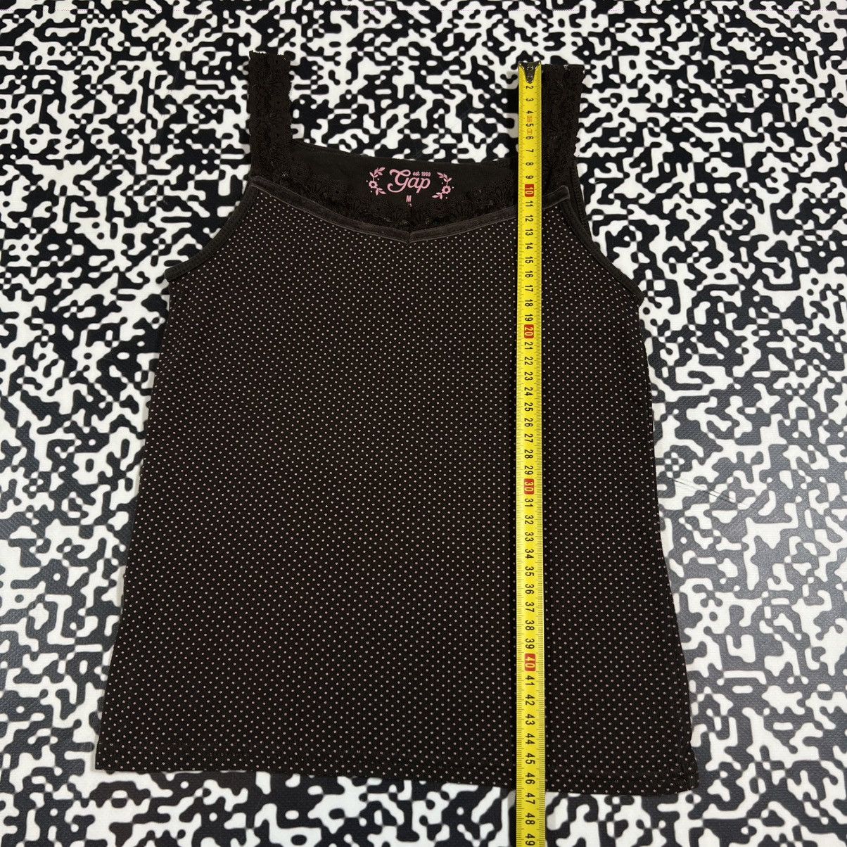Gap Vintage Y2K Gap Brown Tank Top Retro 90s Style Size S / US 4 / IT 40 - 7 Thumbnail
