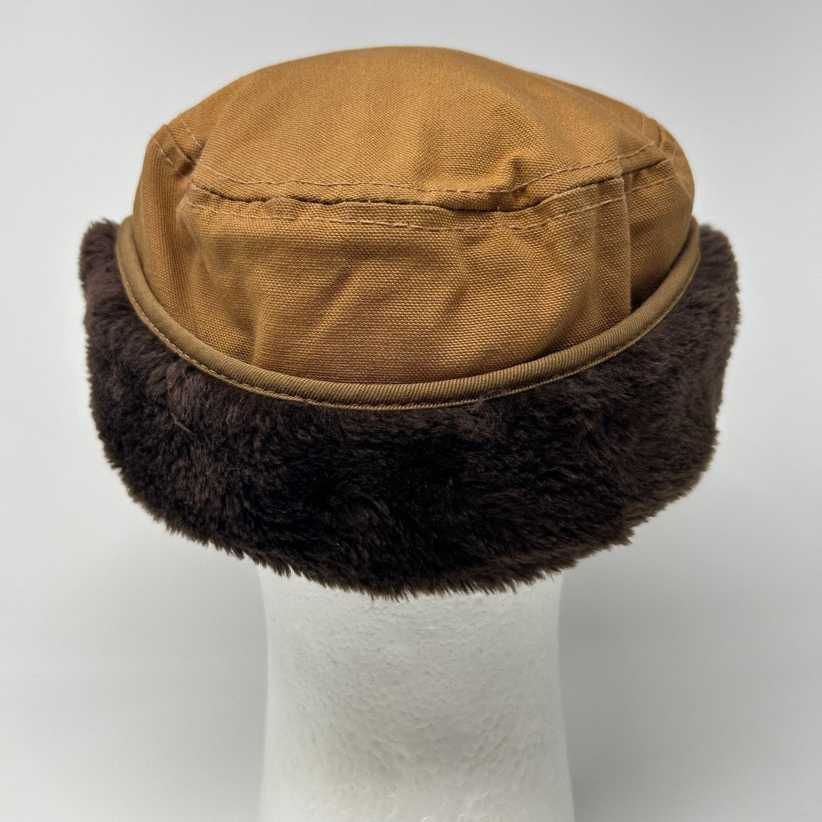 Other Broner Canvas Trapper Hat Baseball Cap Hunter Brown L Large Size ONE SIZE - 12 Thumbnail
