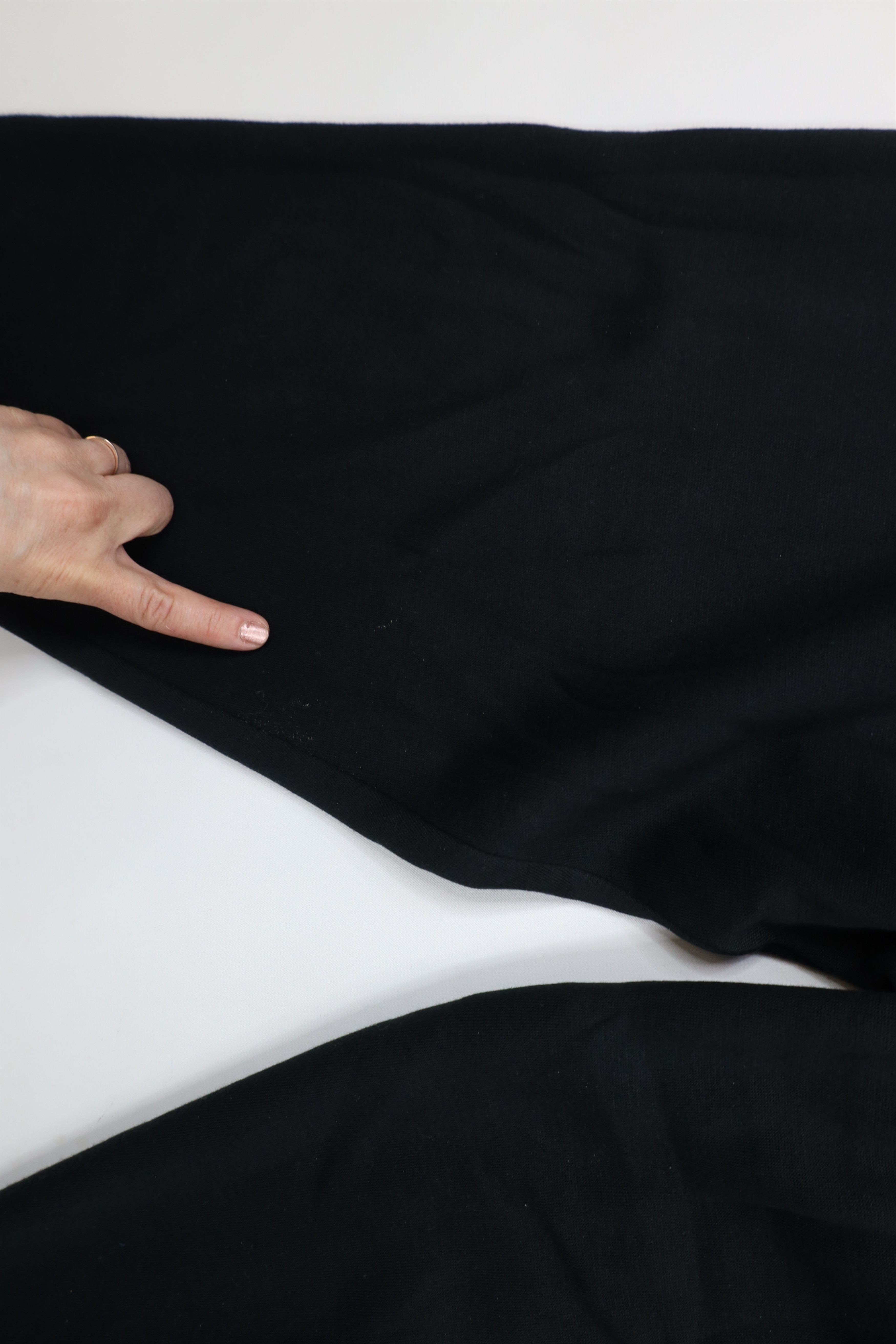 Vintage Vintage 90s Streetwear Tapered Leg Sweatpants Pants Black Size 22" - 6 Thumbnail