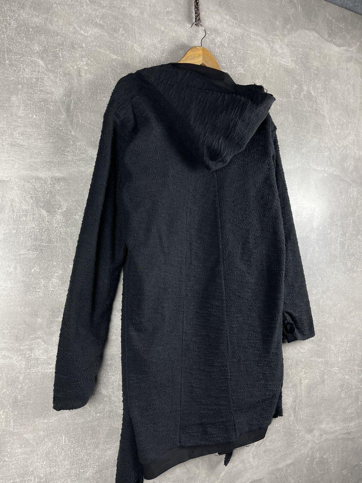 Other Avant Garde Gothic Opium Black Open Hooded Coat Oversized Size US L / EU 52-54 / 3 - 11 Thumbnail