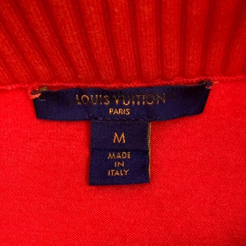 Louis Vuitton Louis Vuitton Red Wool Turtleneck Sweater-2506 Size M / US 6-8 / IT 42-44 - 5 Thumbnail
