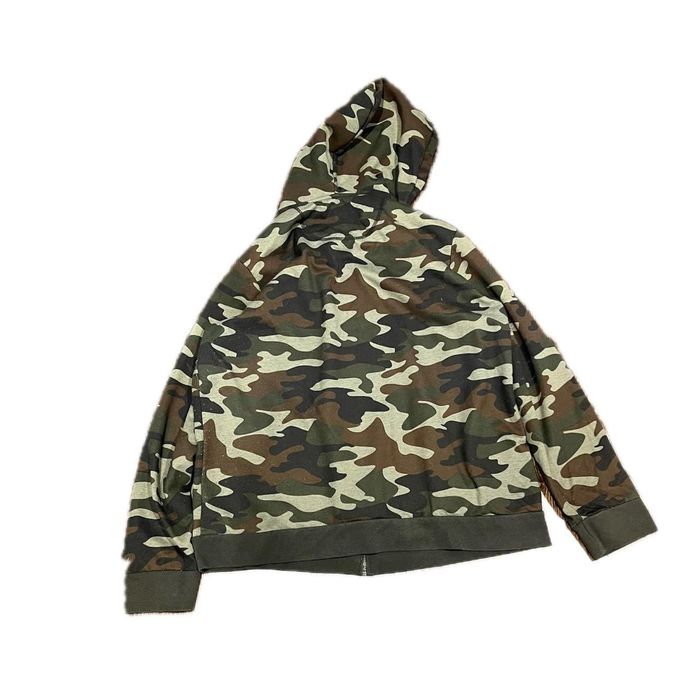 Faded Glory vintage 2000s baggy boxy faded glory camo zip up hoodie ...