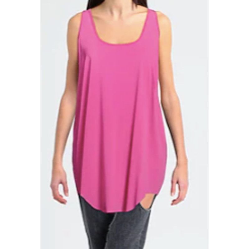 Rick Owens Rick Owens raw cut asymmetric tank top Fushia Size S / US 4 / IT 40 - 5 Thumbnail