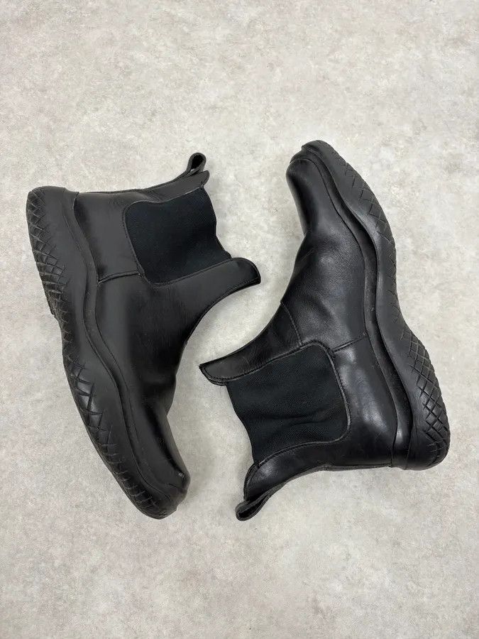 Prada FW1999 Prada Black Leather Vibram Boots Size US 10 / EU 43 - 6 Thumbnail