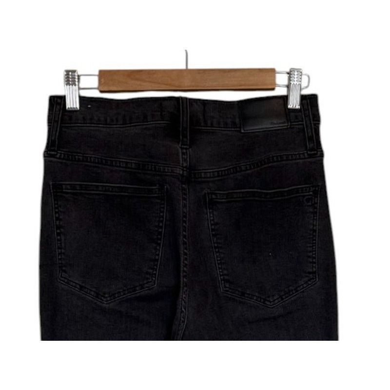 Madewell Madewell Jeans Women 26 Faded Black Stovepipe Denim Raw Hem Size 26" / US 2 / IT 38 - 4 Thumbnail