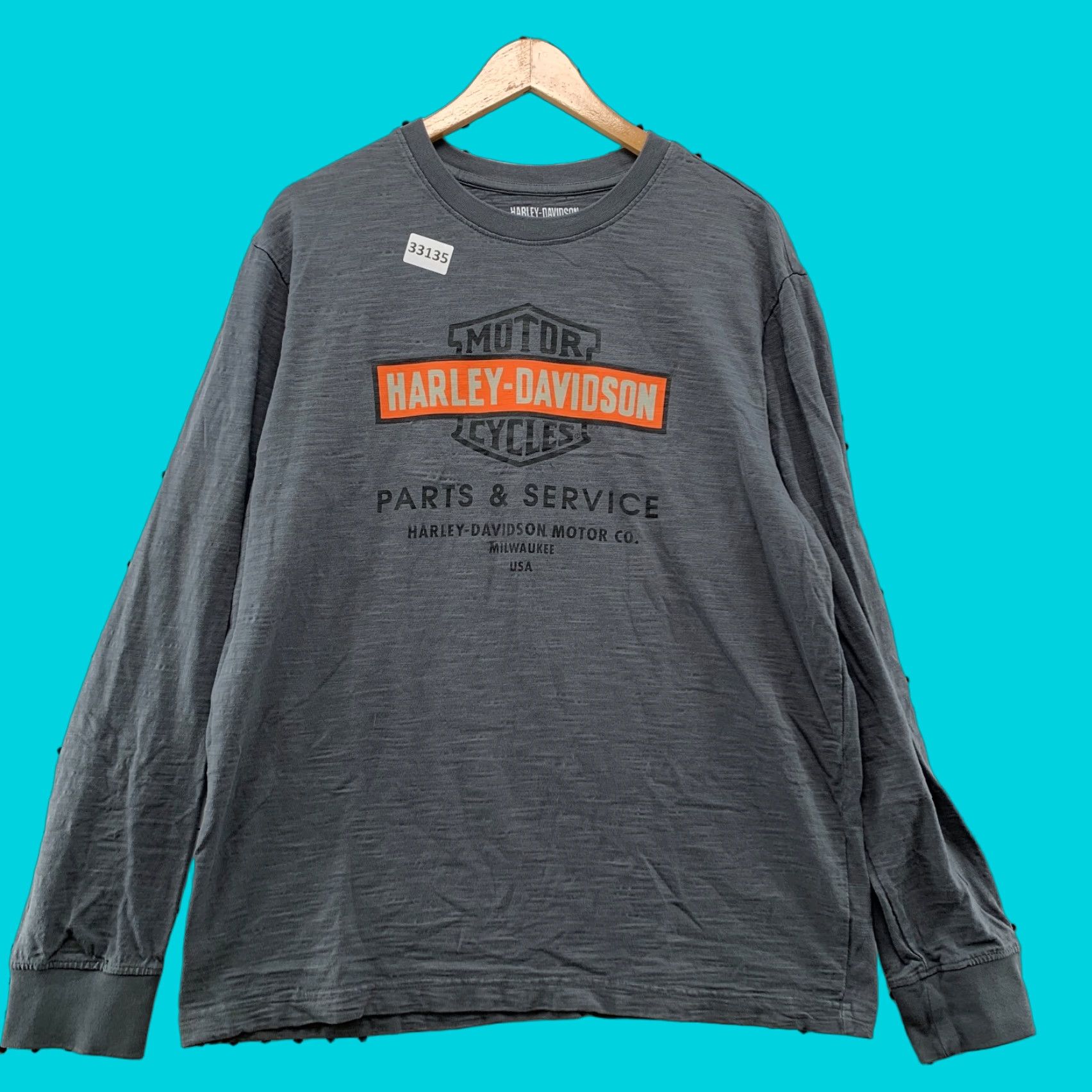 Harley Davidson Harley-Davidson Motorcycle Shirt Men Large Gray Size US L / EU 52-54 / 3 - 1 Thumbnail