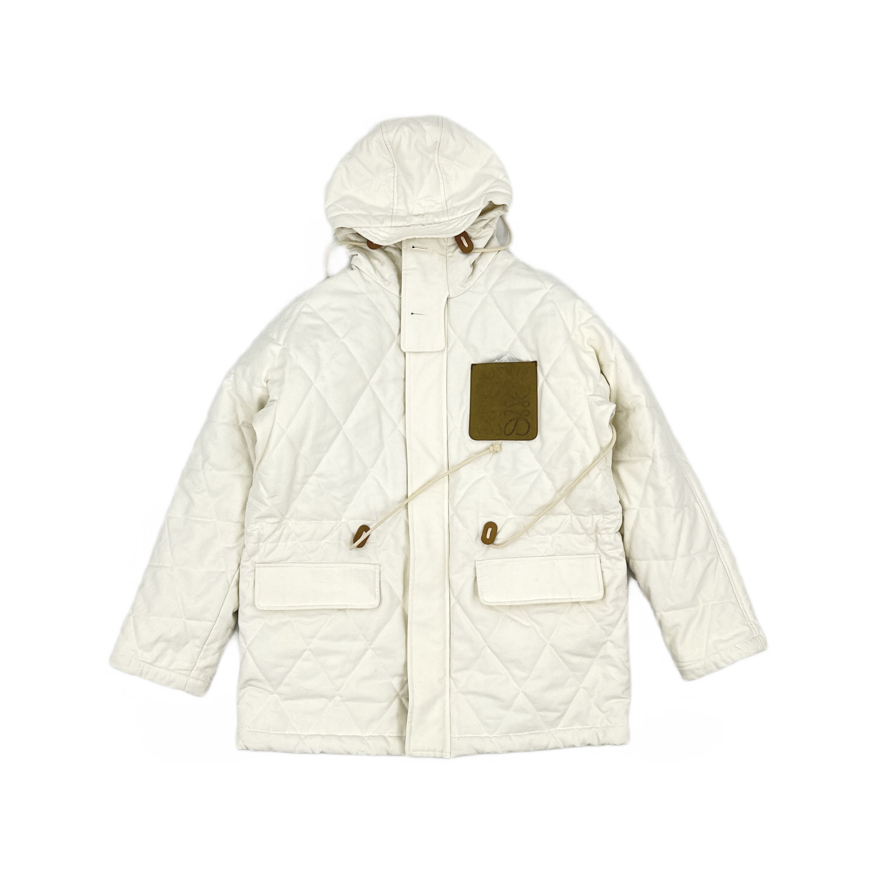 Loewe Loewe Quilted Hooded Jacket Size M Size US M / EU 48-50 / 2 - 1 Thumbnail