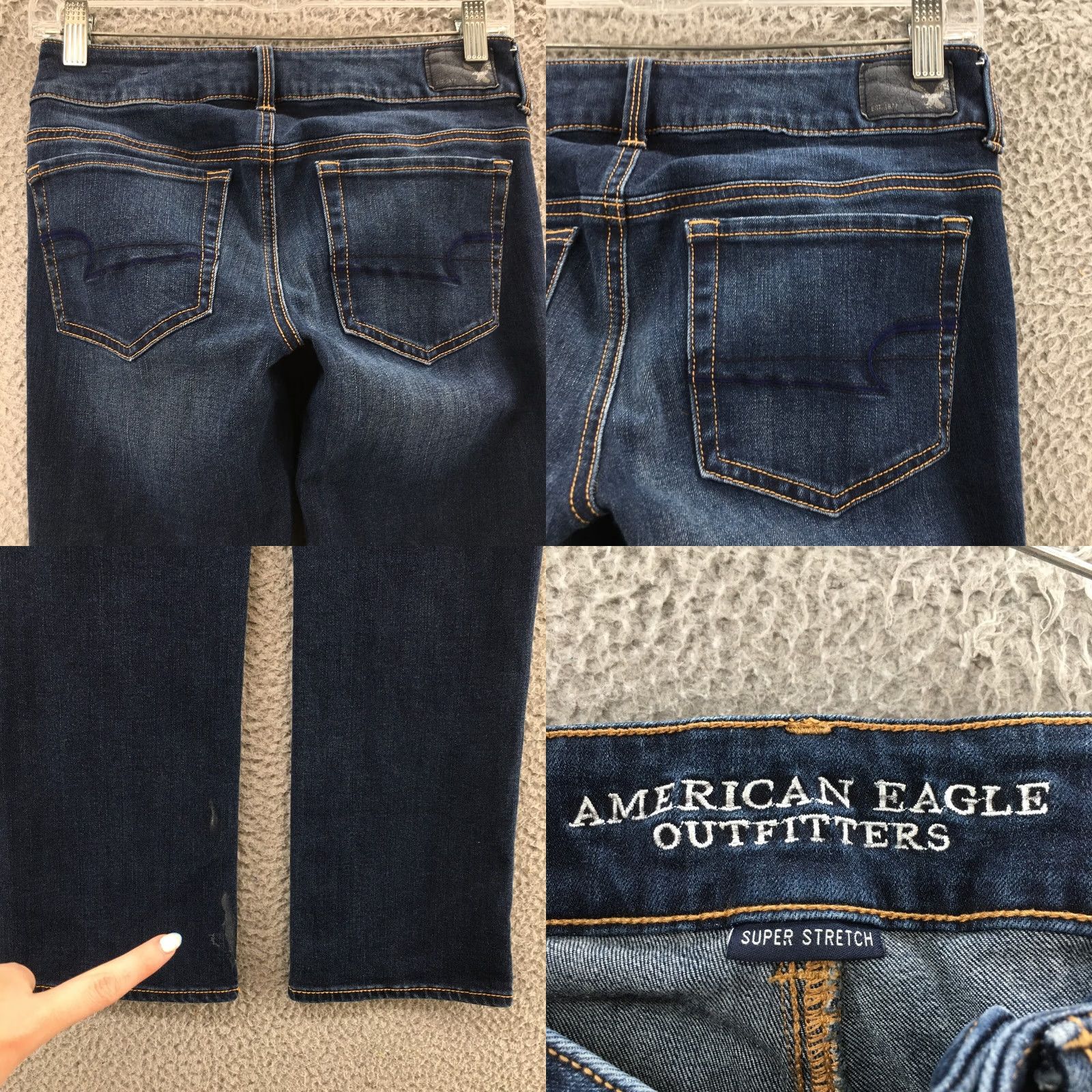 American Eagle Outfitters American Eagle Outfitters Artist Crop Jeans Womens Regular 2R Blue Denim Size 26" / US 2 / IT 38 - 9 Thumbnail