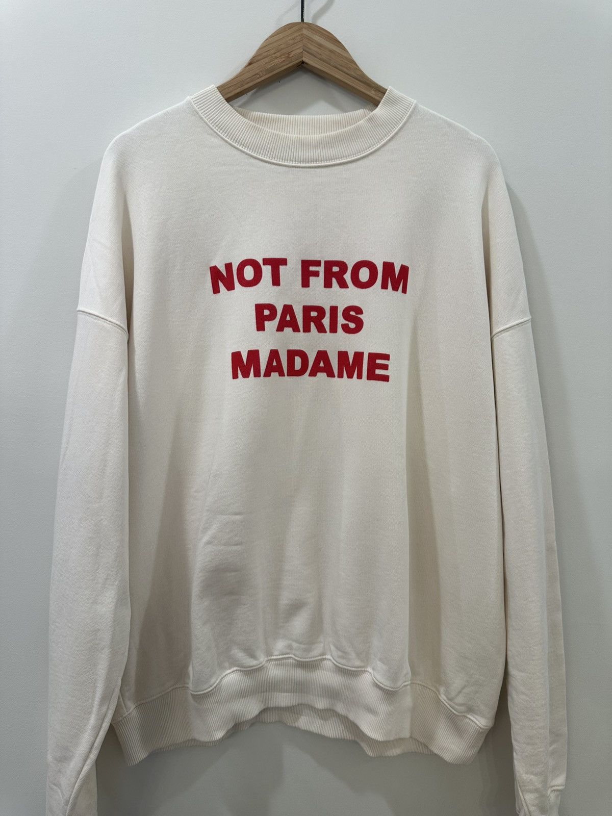 Drole De Monsieur Drole De Monsieur 2021 Not From Paris Madame Crewneck Size L Size US L / EU 52-54 / 3 - 1 Thumbnail