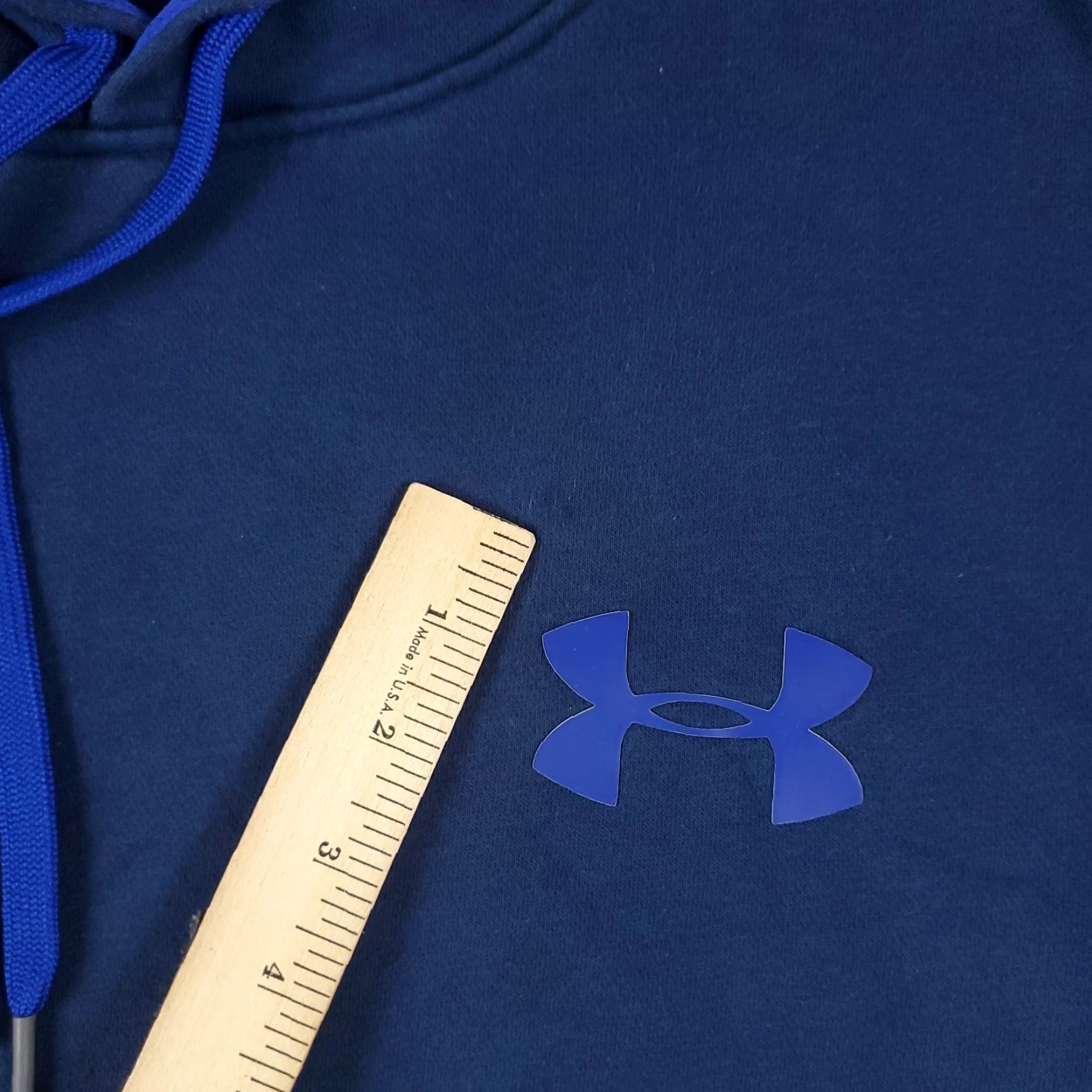 Under Armour VINTAGE Under Armour Hoodie Pullover Mens Medium Blue Fleece Logo Sports Casual Size US M / EU 48-50 / 2 - 5 Thumbnail