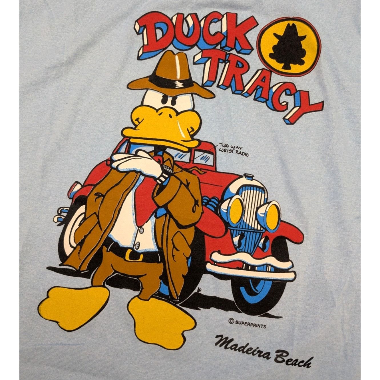 Cartoon Network × Vintage Vintage 80s Duck Tracy Parody Made in USA t-shirt Size US M / EU 48-50 / 2 - 2 Thumbnail