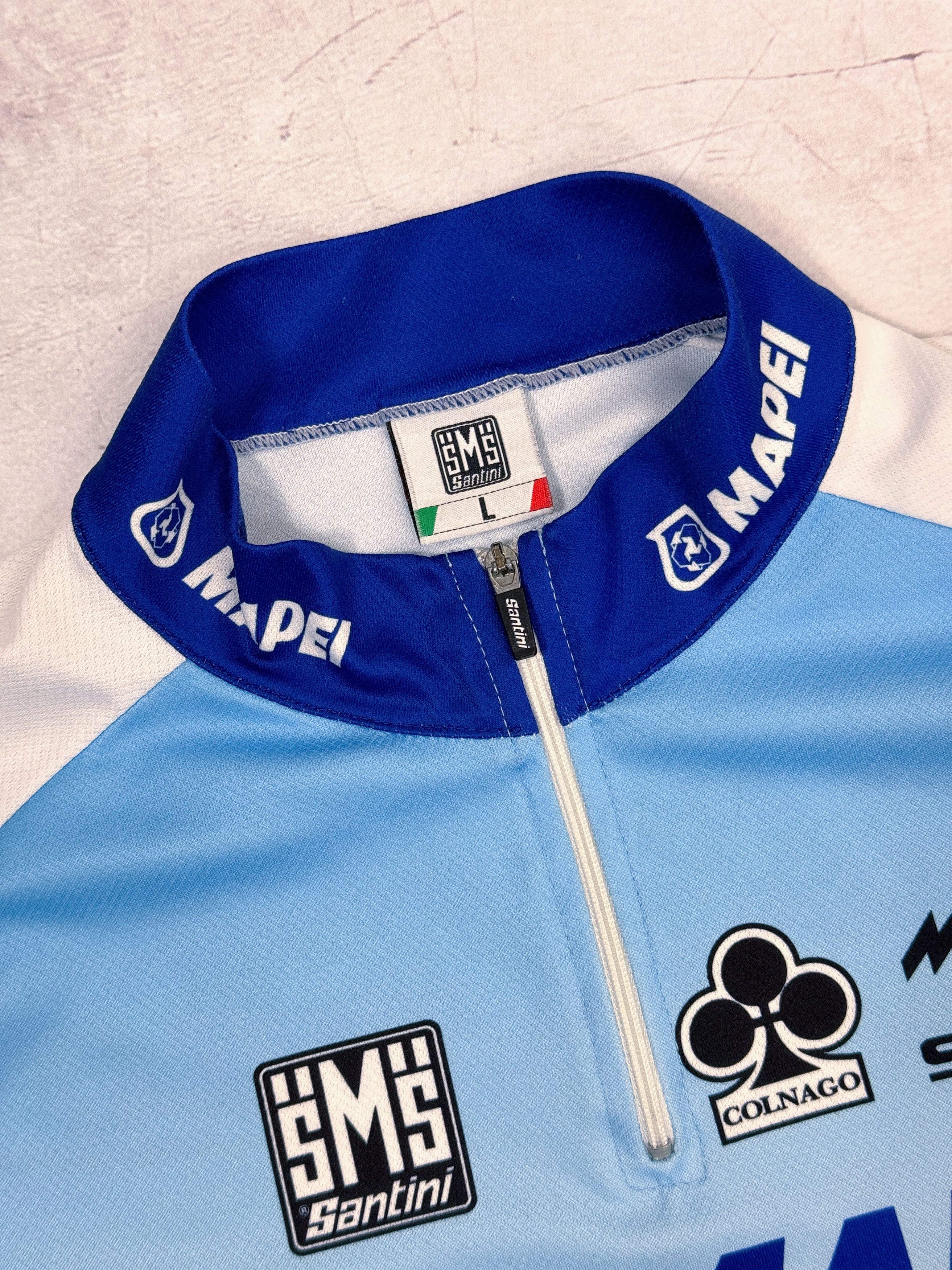 Sports Specialties × Vintage Santini Mapei Day Cycling Jersey Colnago 2013 Size US M / EU 48-50 / 2 - 6 Thumbnail