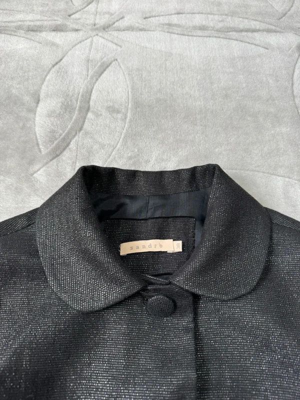 Sandro Sandro Paris France Vintage Rare Black Coat size 38 M Size M / US 6-8 / IT 42-44 - 6 Thumbnail