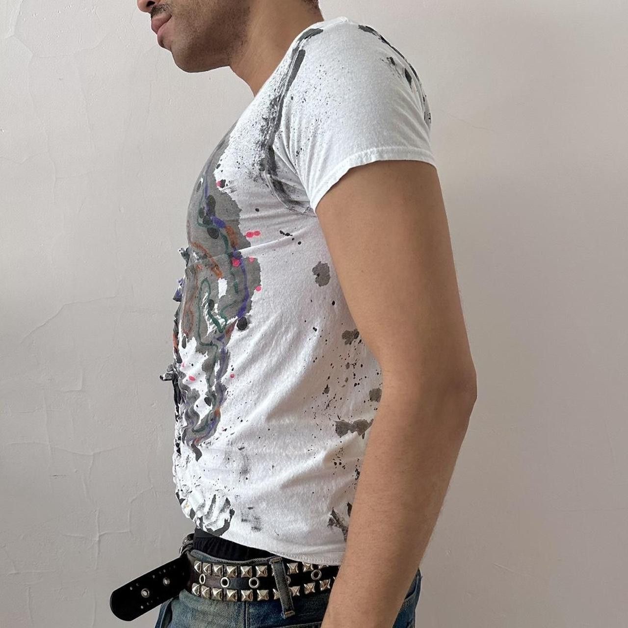 Hanes ASTROBOI* 'Multicolor' White Braided Graphic T-shirt -Medium Size US M / EU 48-50 / 2 - 5 Thumbnail