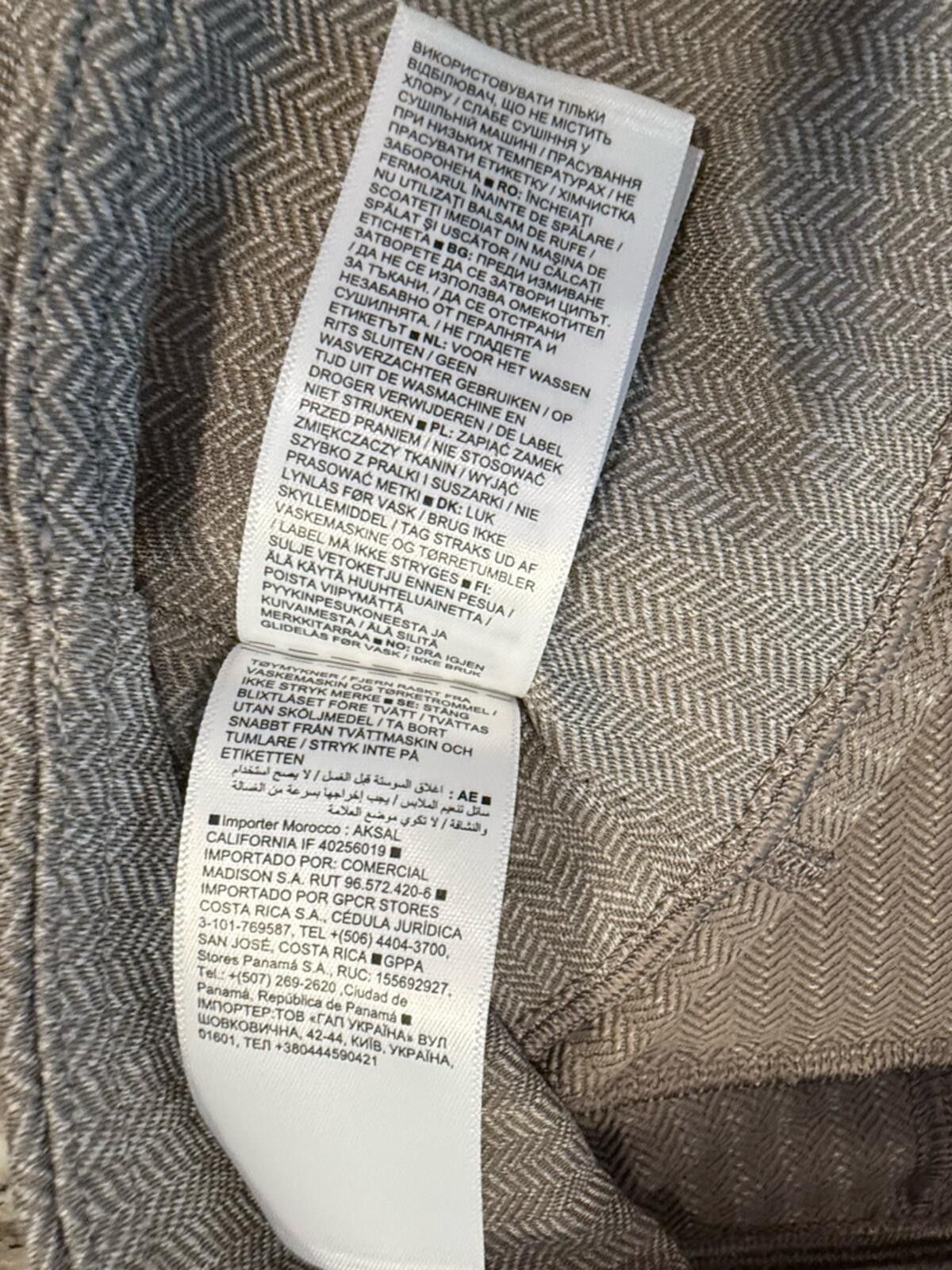 Other Athleta Delancey Herringbone Tight Legging gray/tan white LG Size 26" / US 2 / IT 38 - 10 Thumbnail